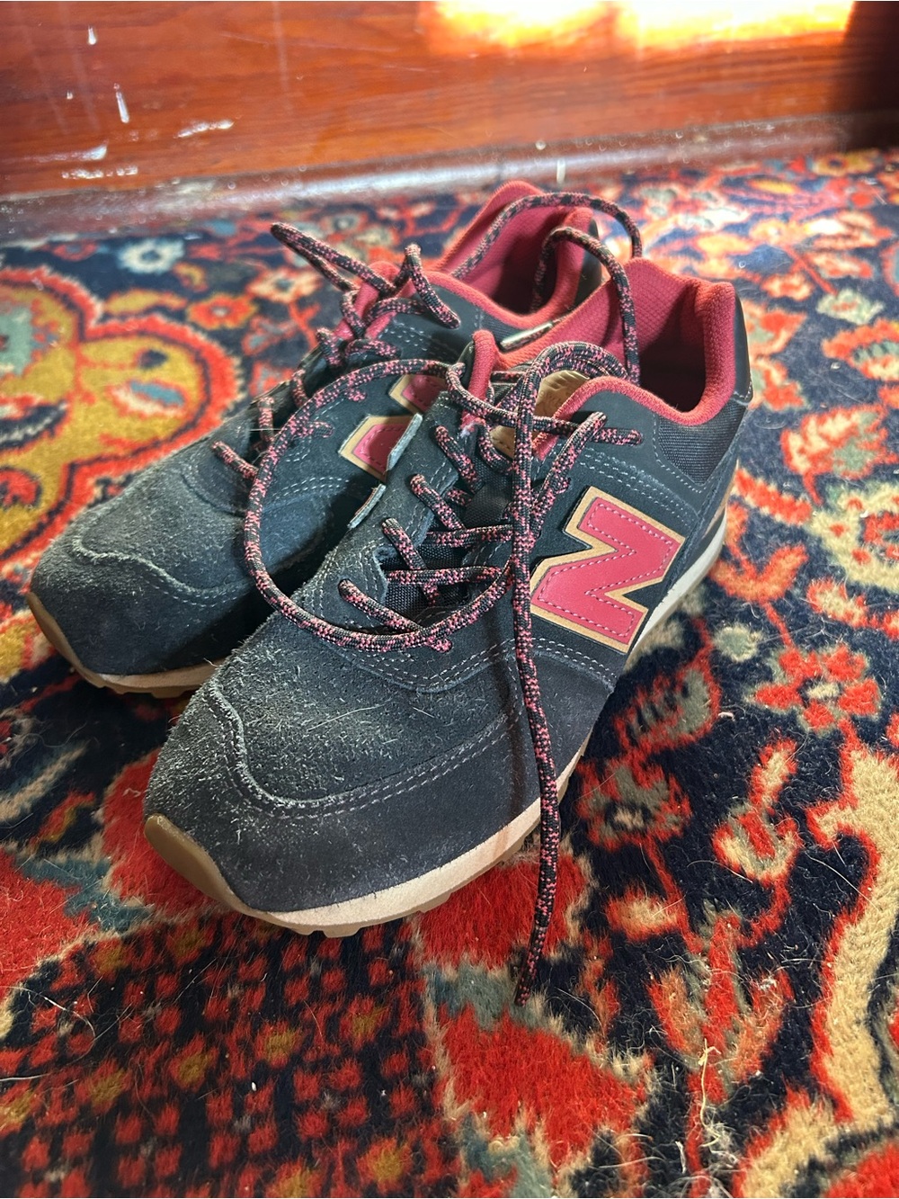 New Balance Kids Navy Sneakers